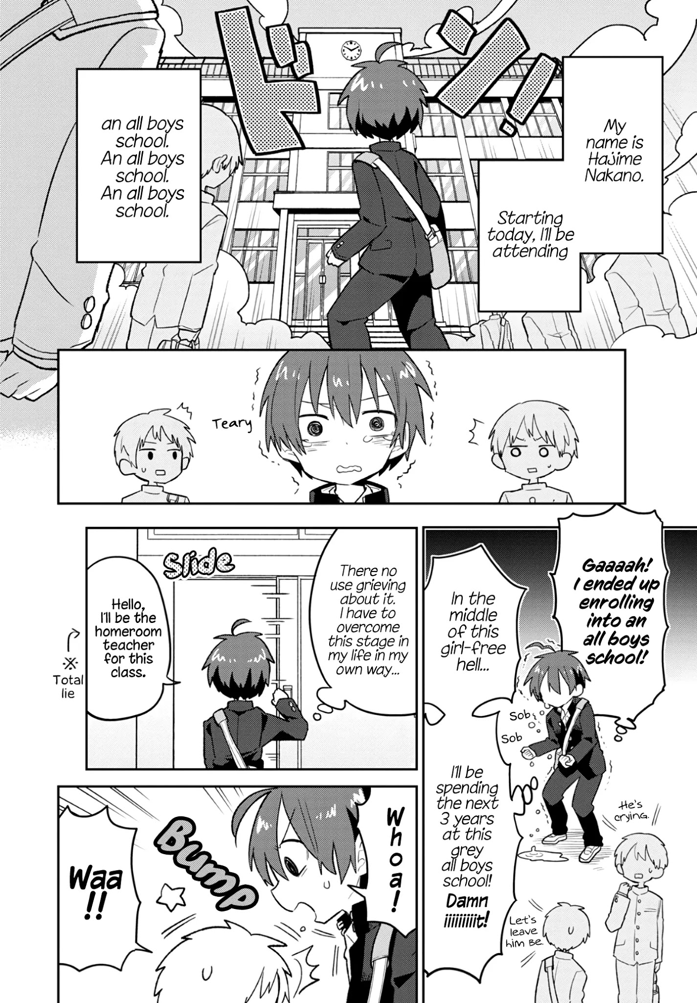 Puberty, An All Boys School!? And Nakano-Kun Chapter 1 #2