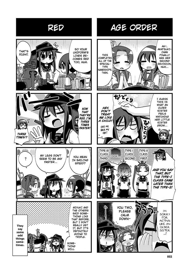 Kantai Collection - Kankore - 4-Koma Comic - Fubuki, Ganbarimasu! Chapter 125 #2