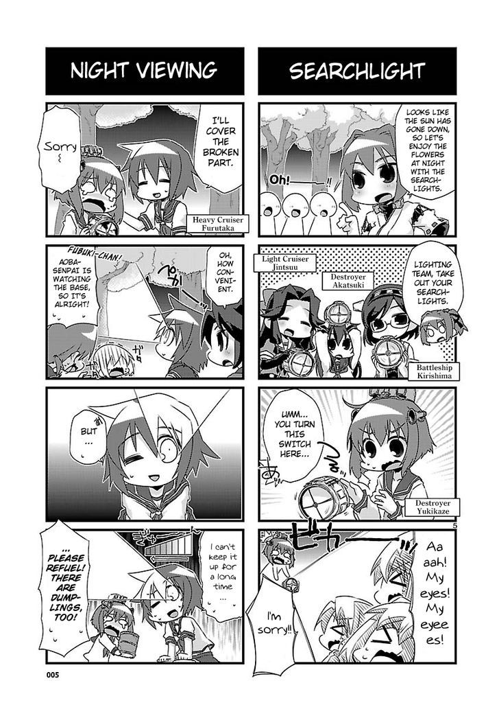 Kantai Collection - Kankore - 4-Koma Comic - Fubuki, Ganbarimasu! Chapter 35 #5