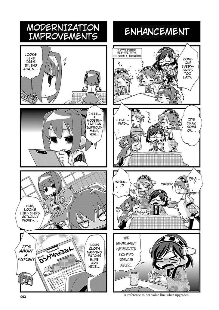 Kantai Collection - Kankore - 4-Koma Comic - Fubuki, Ganbarimasu! Chapter 18 #3