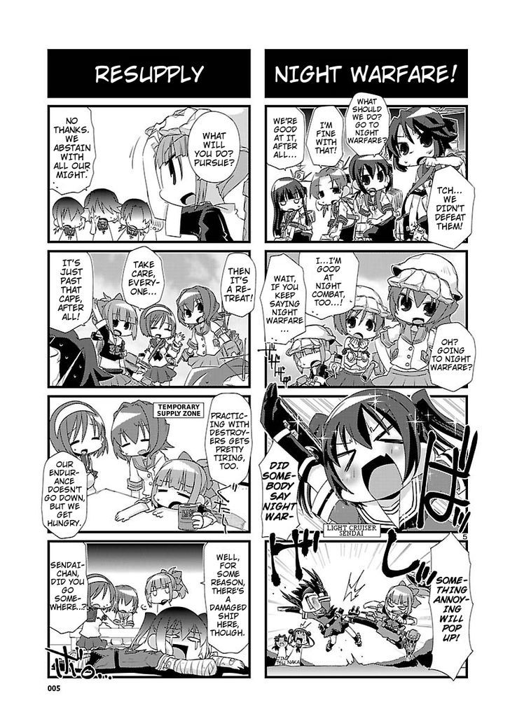 Kantai Collection - Kankore - 4-Koma Comic - Fubuki, Ganbarimasu! Chapter 15 #5