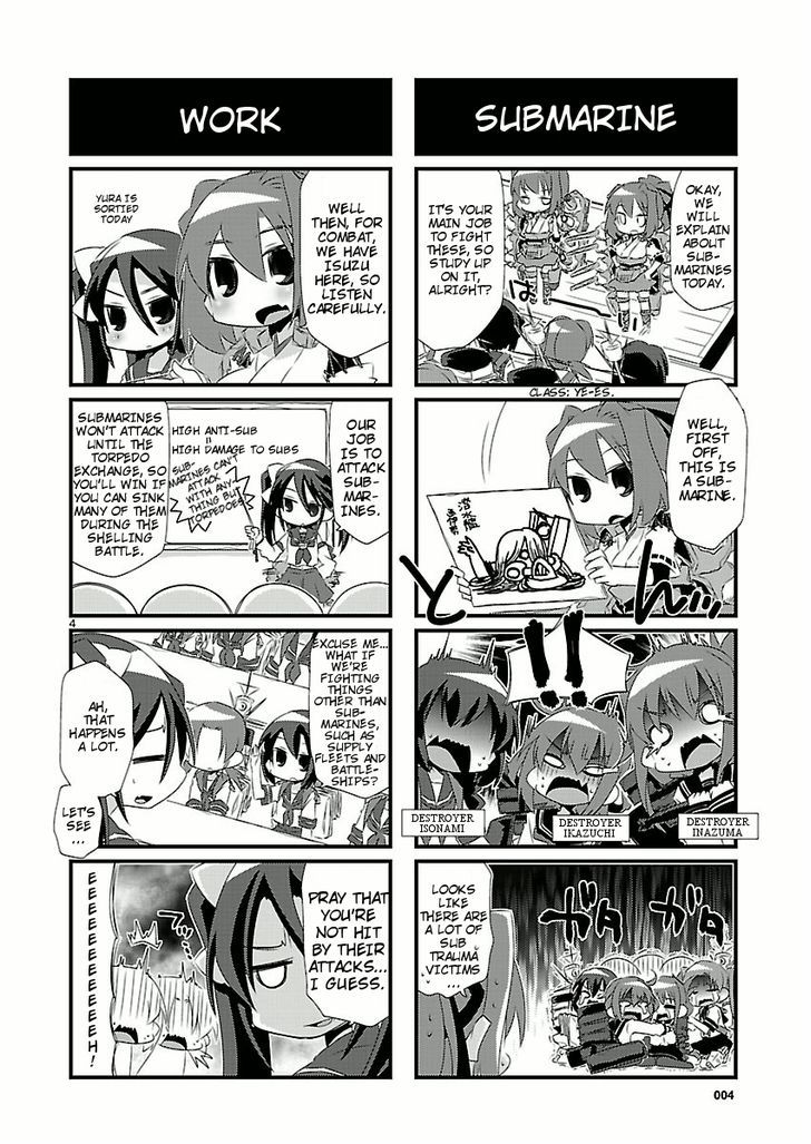 Kantai Collection - Kankore - 4-Koma Comic - Fubuki, Ganbarimasu! Chapter 4 #4