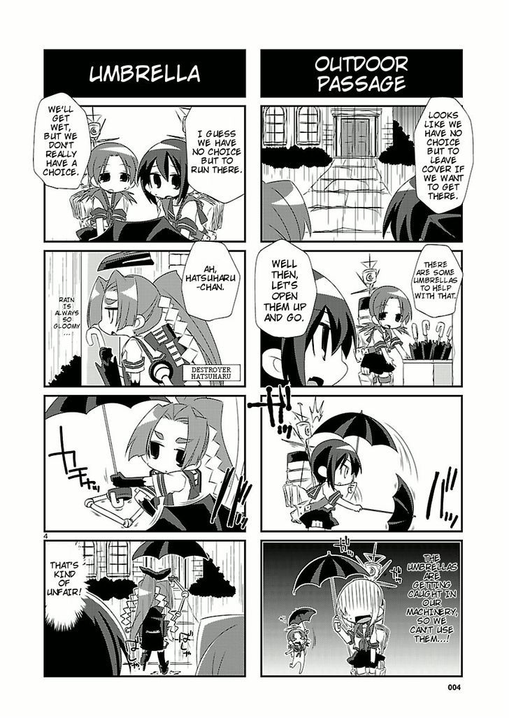 Kantai Collection - Kankore - 4-Koma Comic - Fubuki, Ganbarimasu! Chapter 3 #4