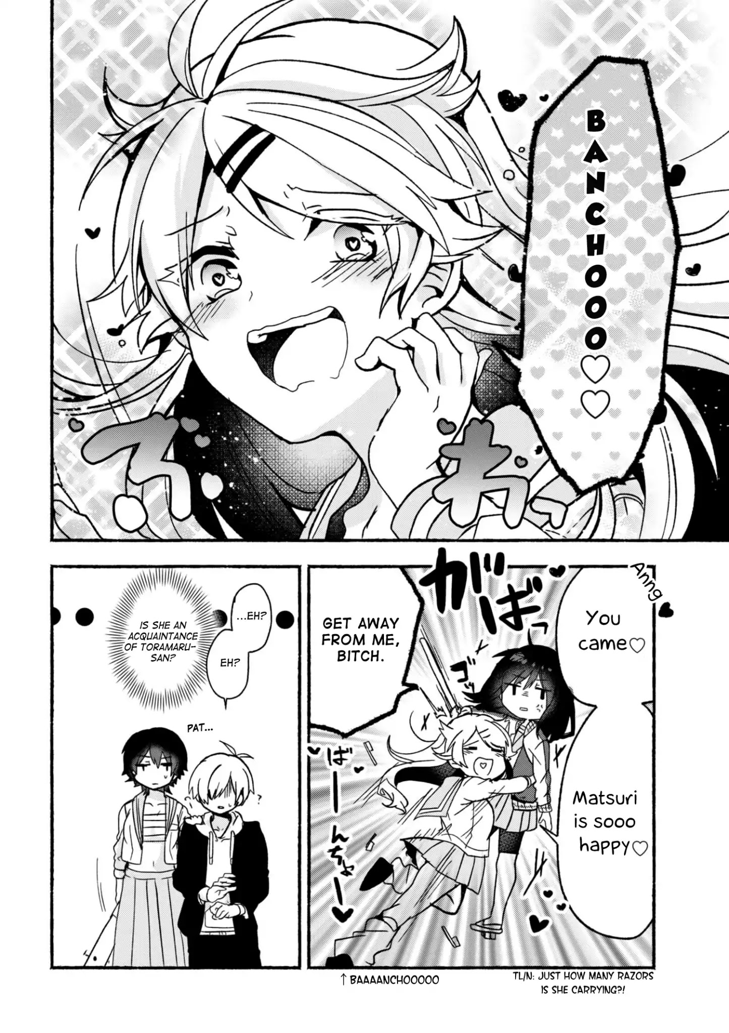 Pashiri Na Boku To Koi Suru Banchou-San Chapter 4 #13