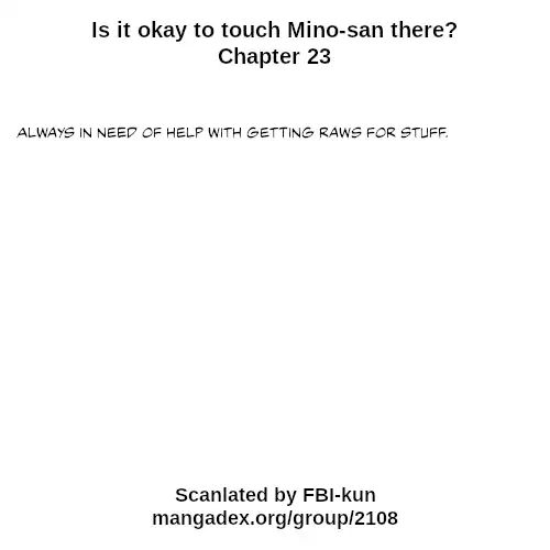 Is It Okay To Touch Mino-San There? Chapter 23 #14