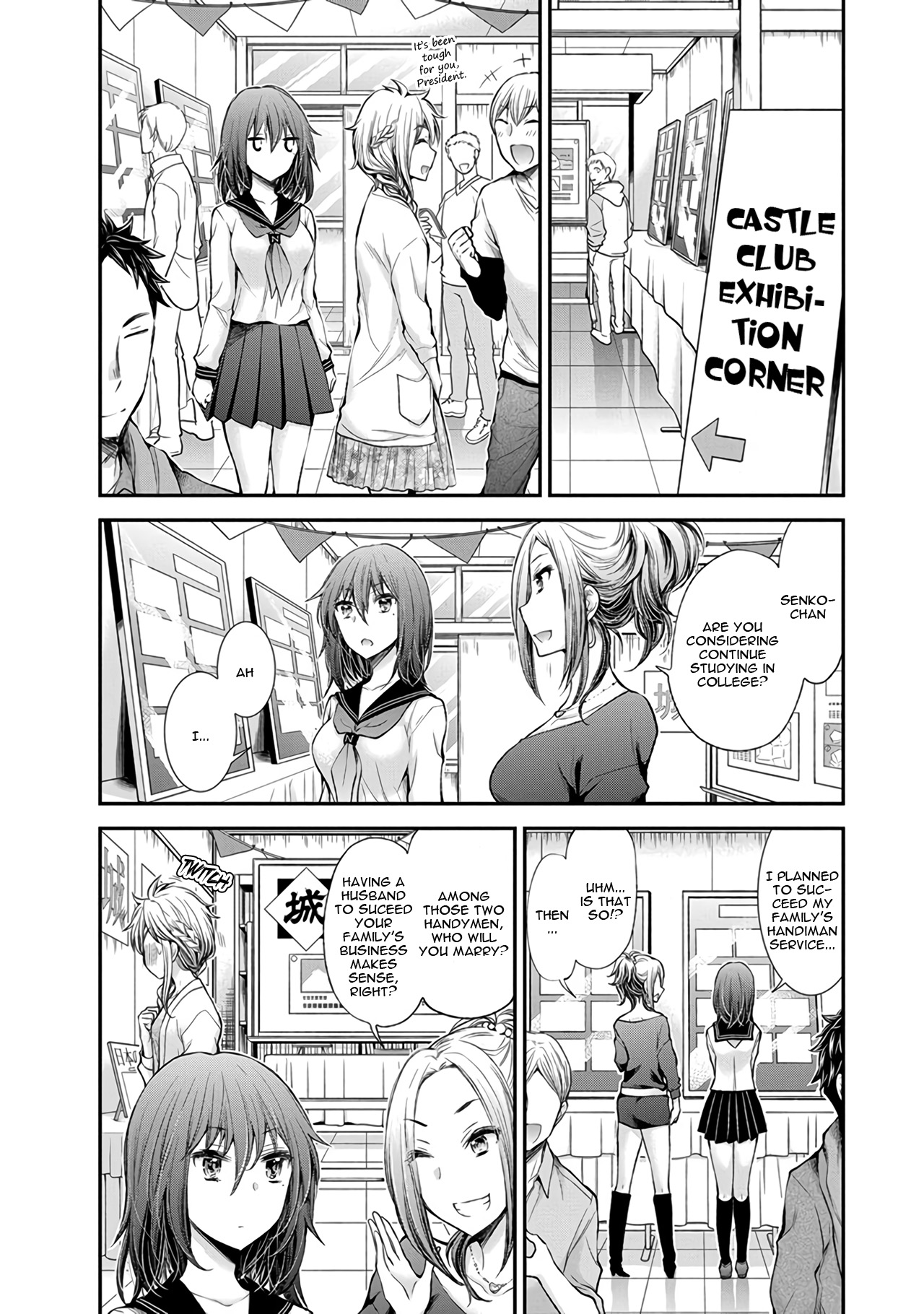 Henjo - Hen Na Jyoshi Kousei Amaguri Senko Chapter 45 #8