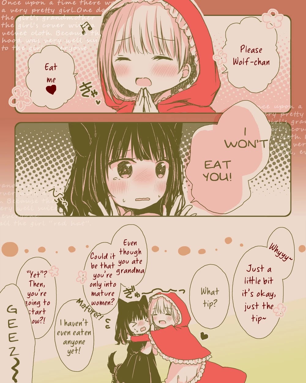 Daring Little Red Riding Hood And Herbivorous Wolf-Chan Chapter 1 #1