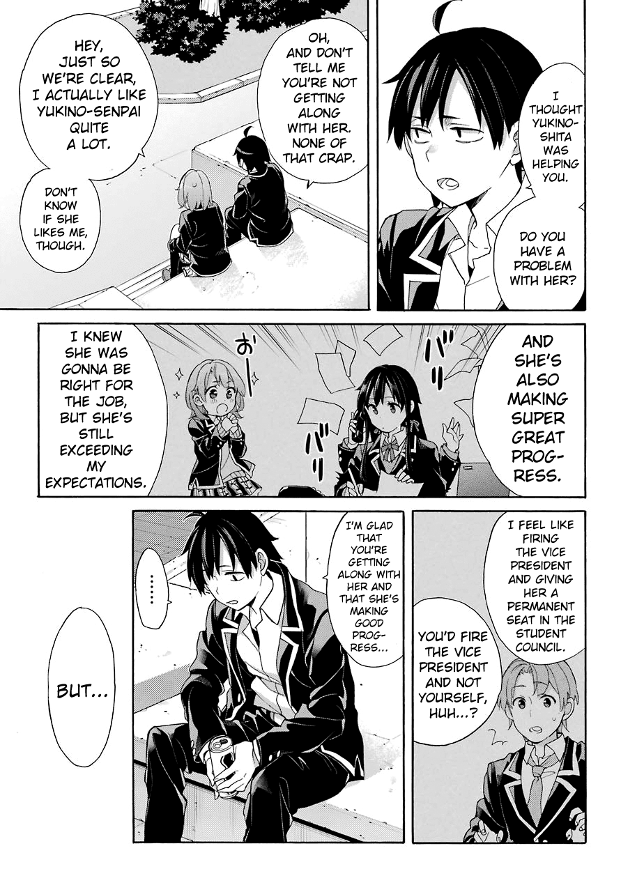 Yahari Ore No Seishun Rabukome Wa Machigatte Iru. - Mougenroku Chapter 68 #11