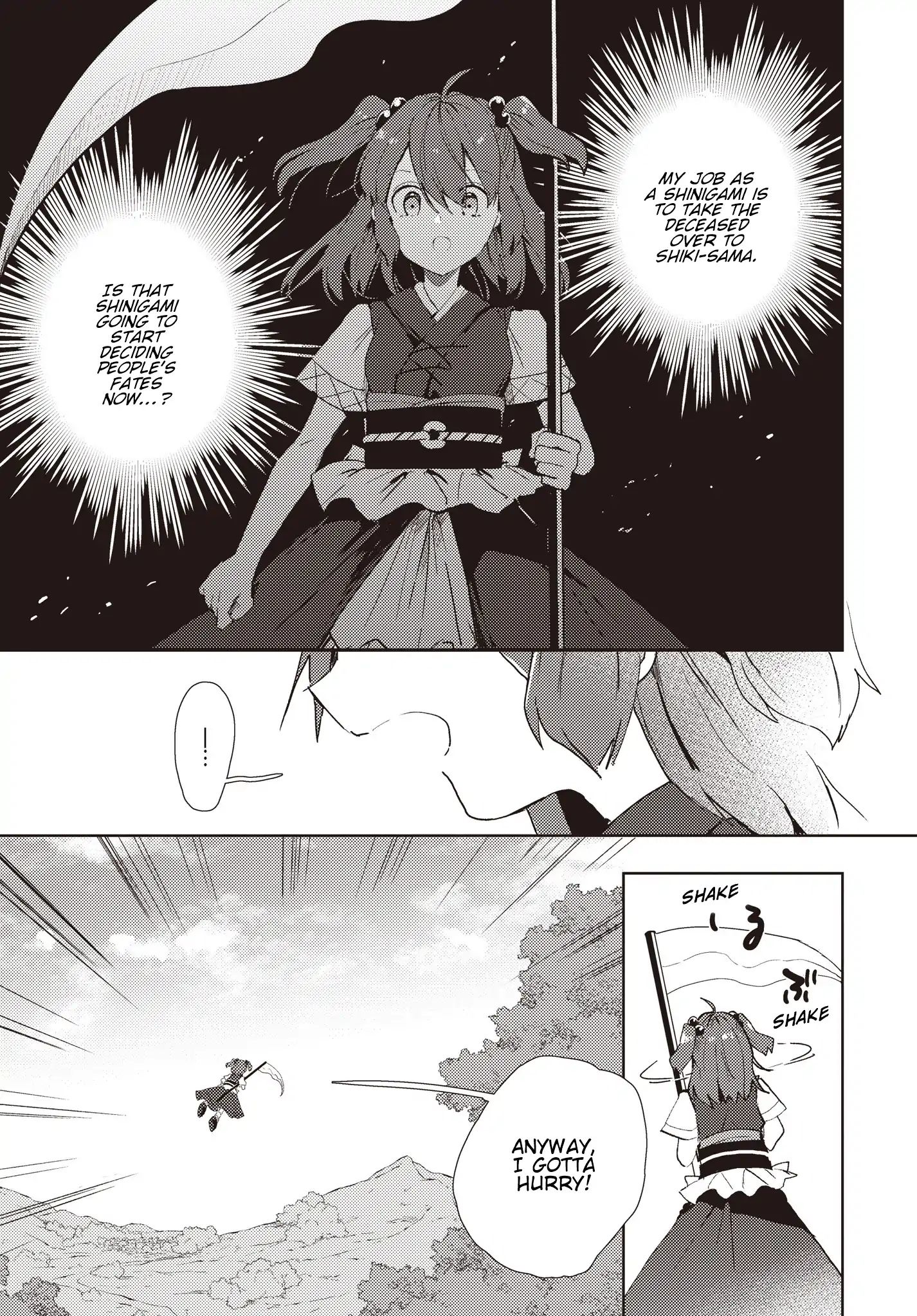 The Shinigami's Rowing Her Boat As Usual - Touhou Chapter 1 #12