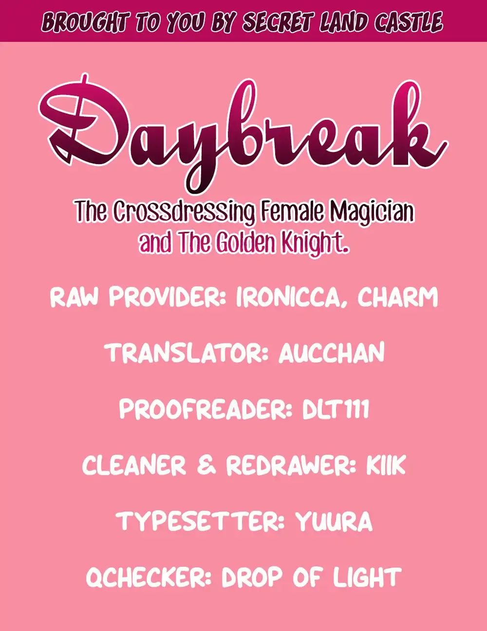 Daybreak: The Crossdressing Female Magician And The Golden Knight Chapter 2 #32
