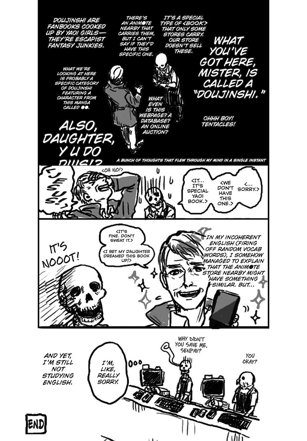 Skull-Face Bookseller Honda-San Chapter 24.5 #36