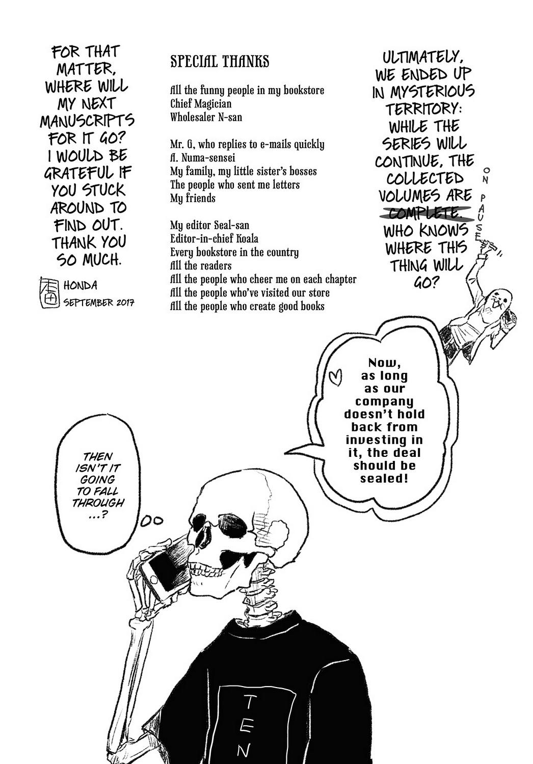 Skull-Face Bookseller Honda-San Chapter 20.5 #24