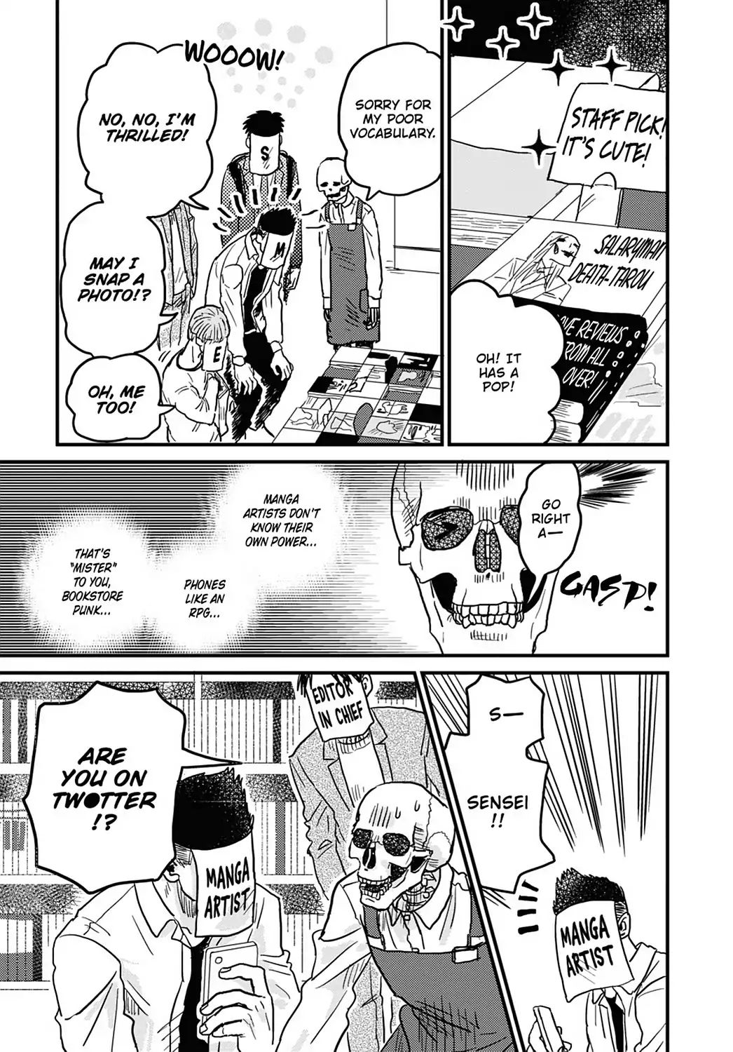 Skull-Face Bookseller Honda-San Chapter 8 #13