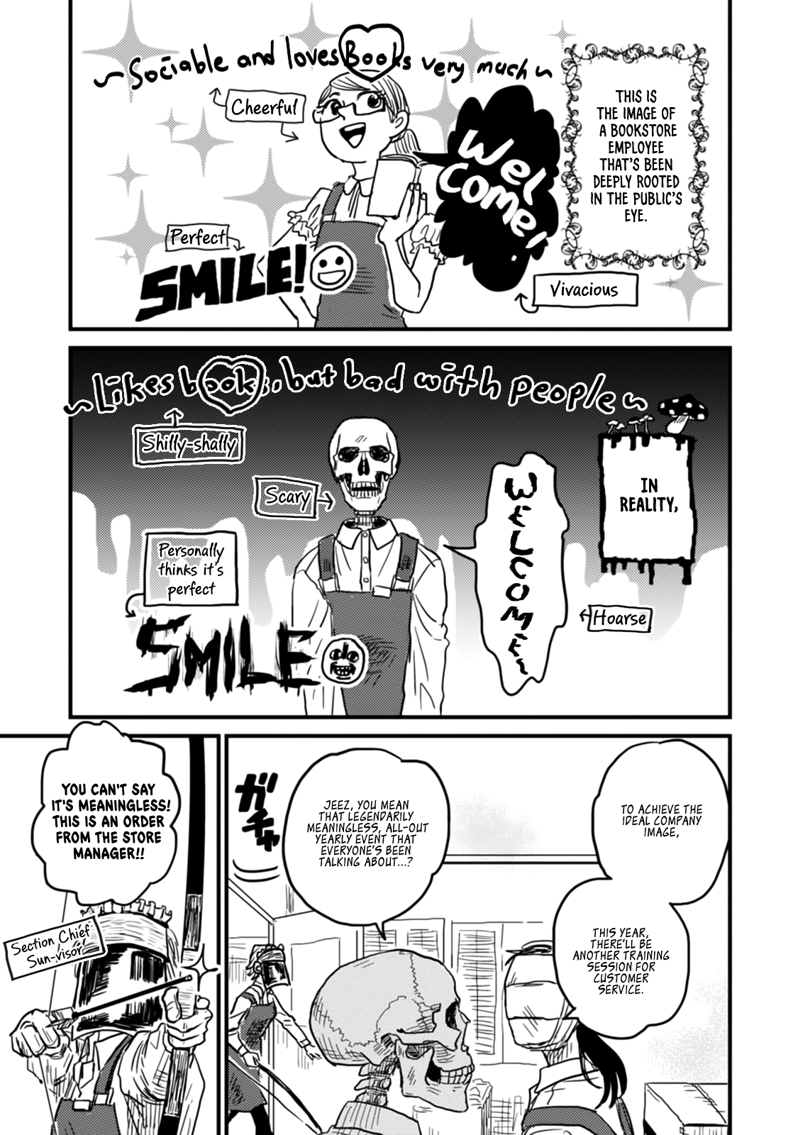 Skull-Face Bookseller Honda-San Chapter 6 #1