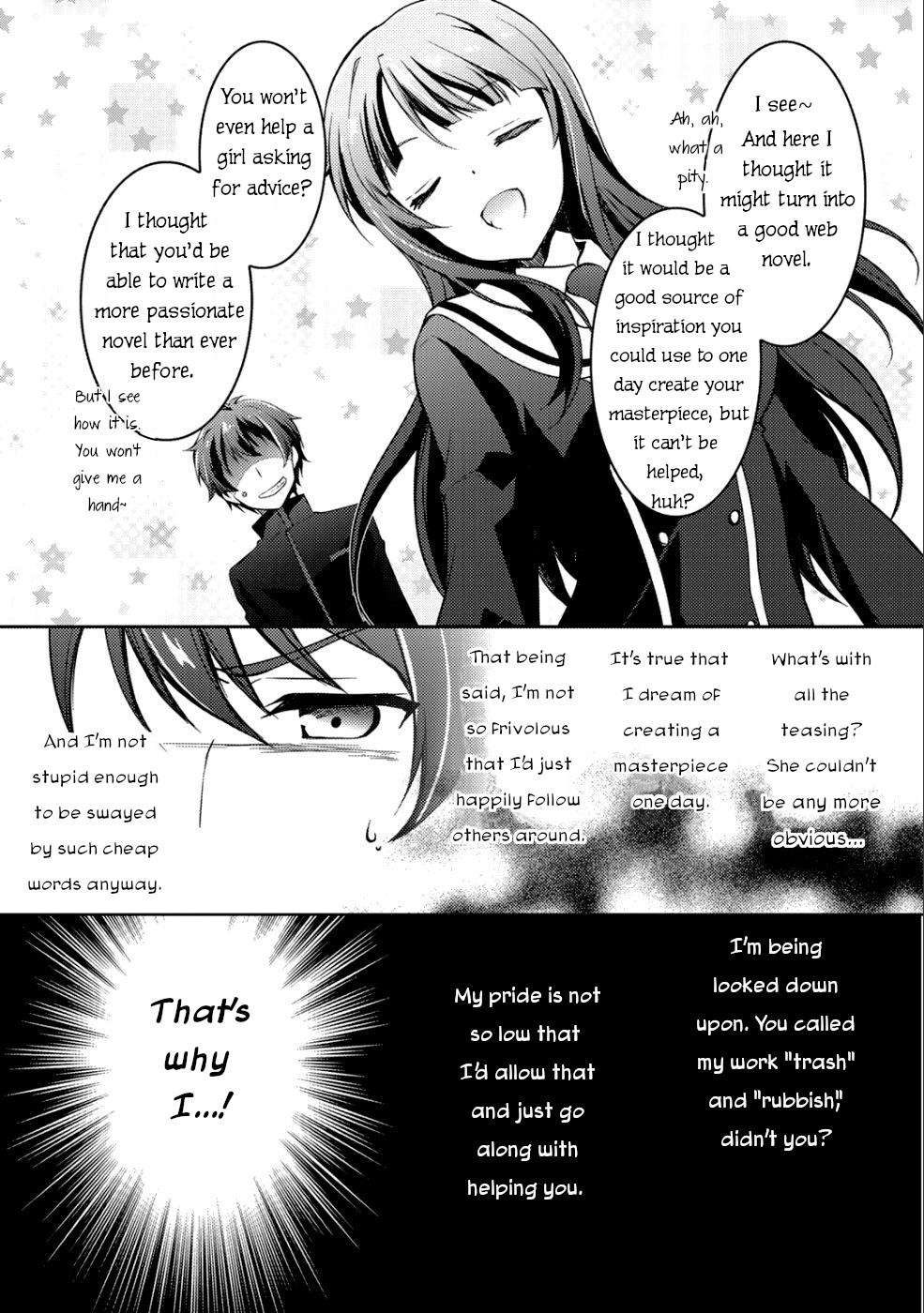 Shousetsu Touko Saito O Riyou Shite Itara, Kurasu No Bishoujo Ga Dokushadatta Chapter 3 #3