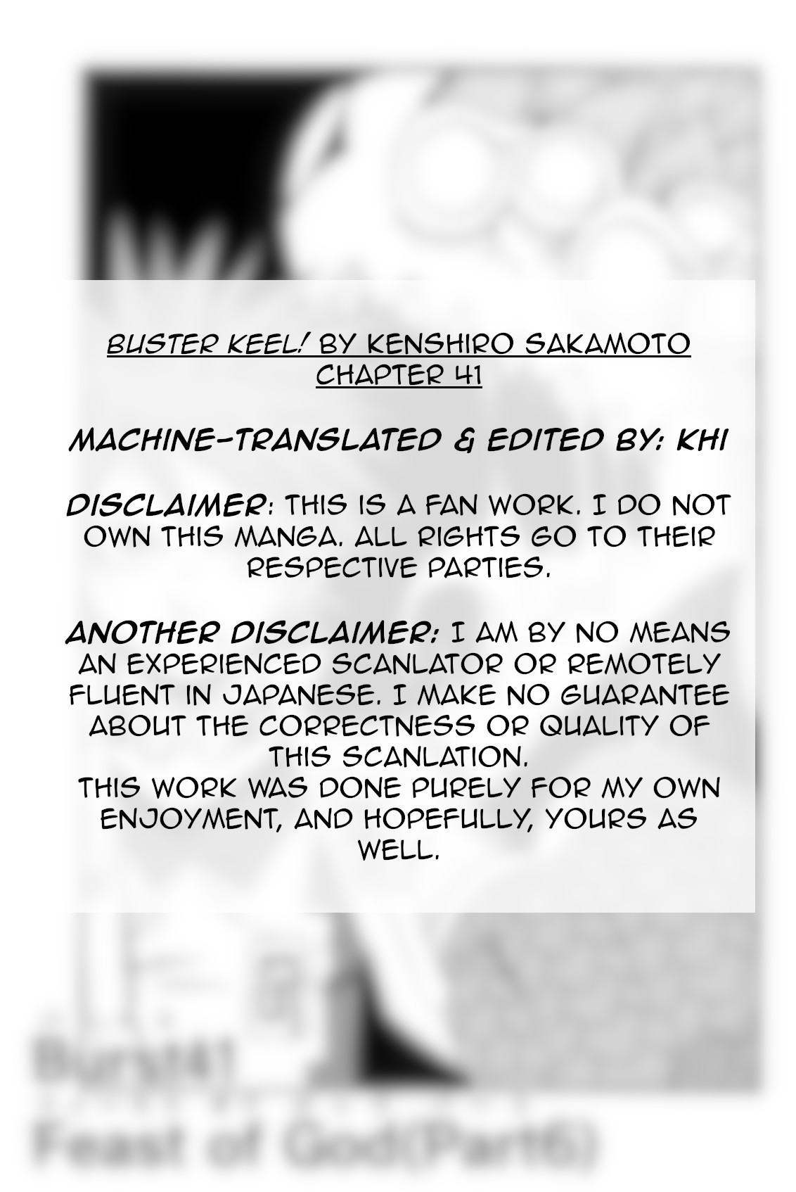 Buster Keel! Chapter 41 #2
