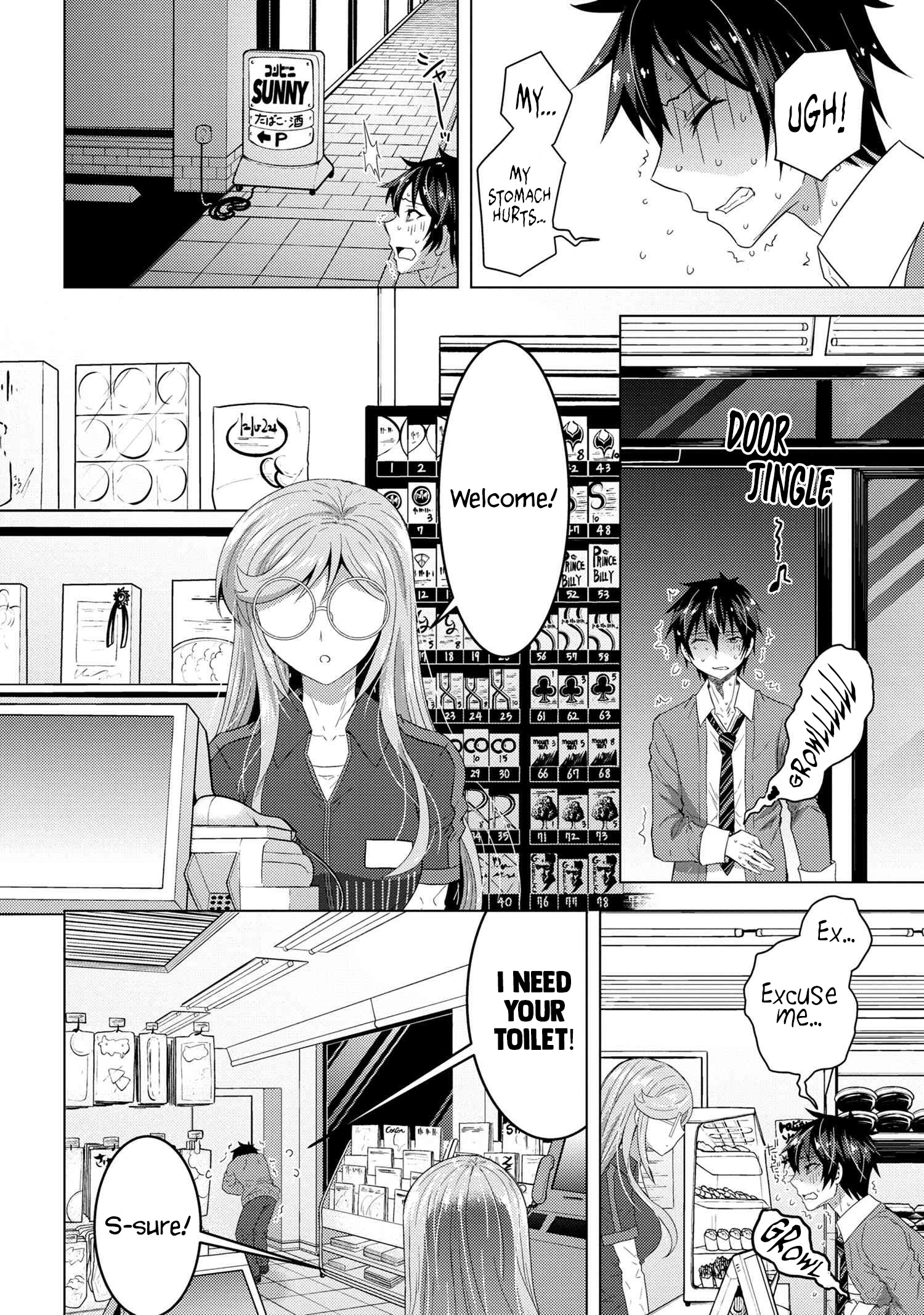 Konbini Goutou Kara Tasuketa Jimi Tenin Ga, Onaji Kurasu No Ubude Kawaii Gyarudatta Chapter 1 #10