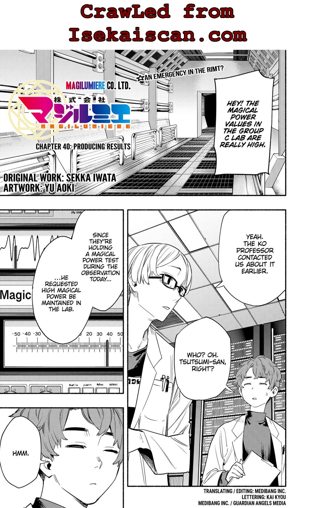 Kabushiki Gaisha Magi Lumiere Chapter 40 #1