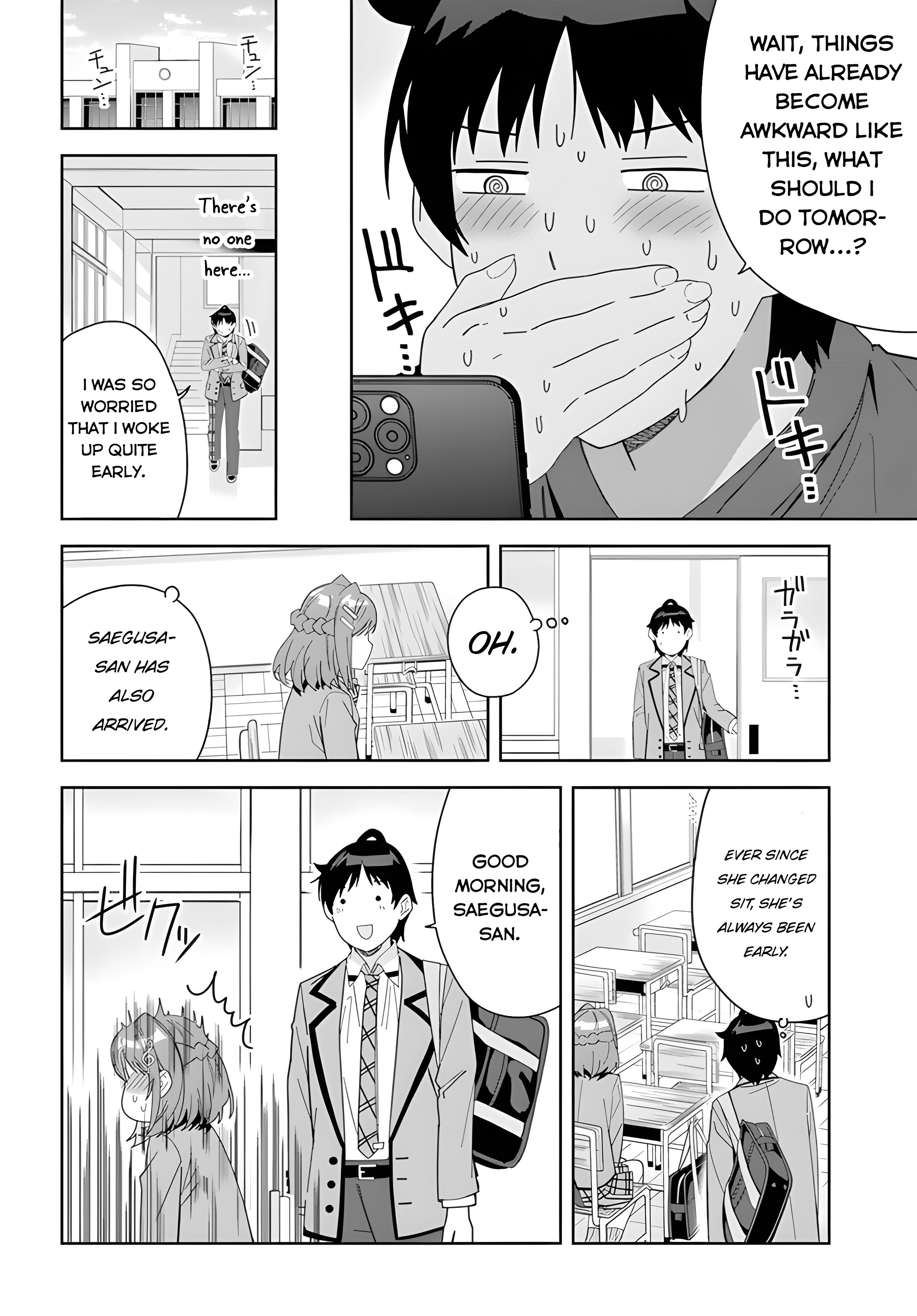 Classmate No Moto Idol Ga, Tonikaku Kyodou Fushin Nan Desu Chapter 3 #18