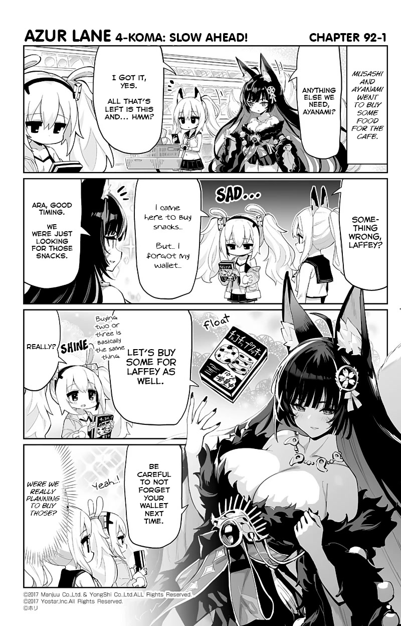 Azur Lane 4-Koma: Slow Ahead Chapter 92 #1