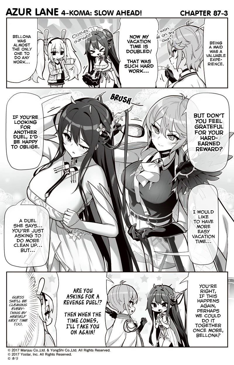 Azur Lane 4-Koma: Slow Ahead Chapter 87 #3