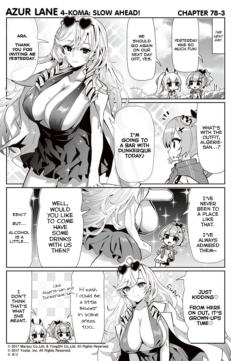 Azur Lane 4-Koma: Slow Ahead Chapter 78 #3