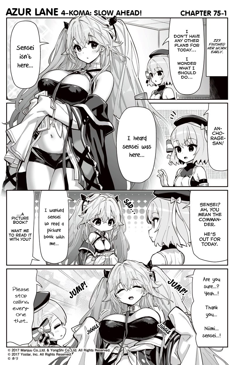 Azur Lane 4-Koma: Slow Ahead Chapter 75 #1