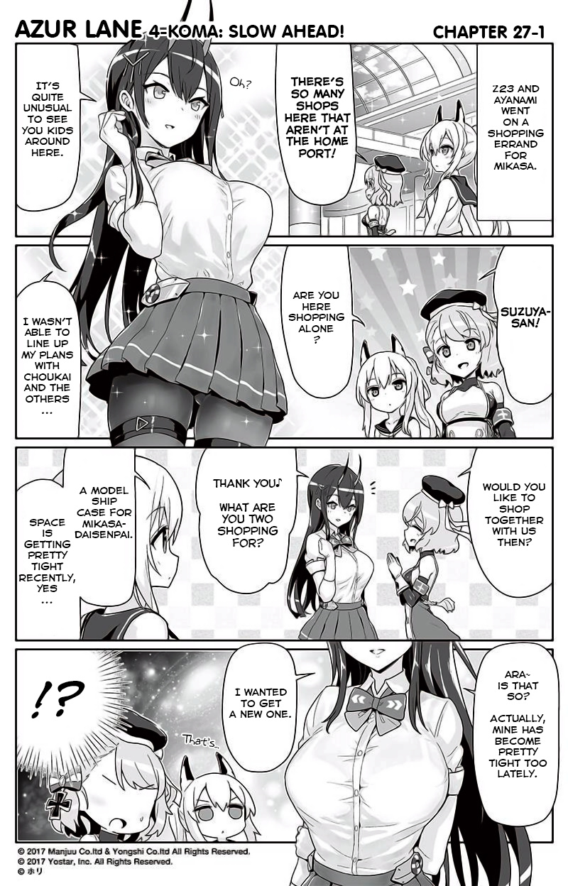 Azur Lane 4-Koma: Slow Ahead Chapter 27 #1