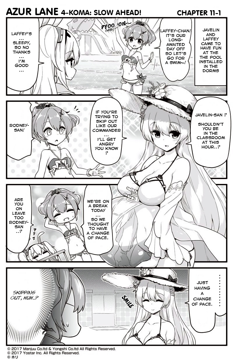 Azur Lane 4-Koma: Slow Ahead Chapter 11 #1