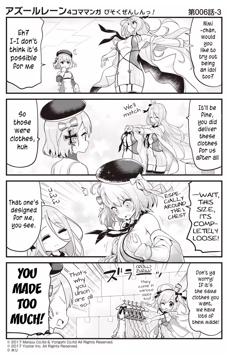 Azur Lane 4-Koma: Slow Ahead Chapter 6 #3