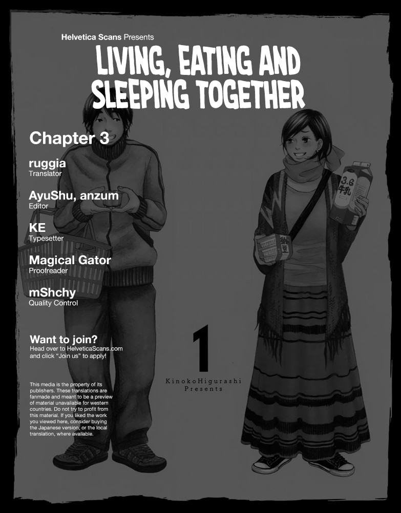 Living, Eating And Sleeping Together Chapter 3 #1