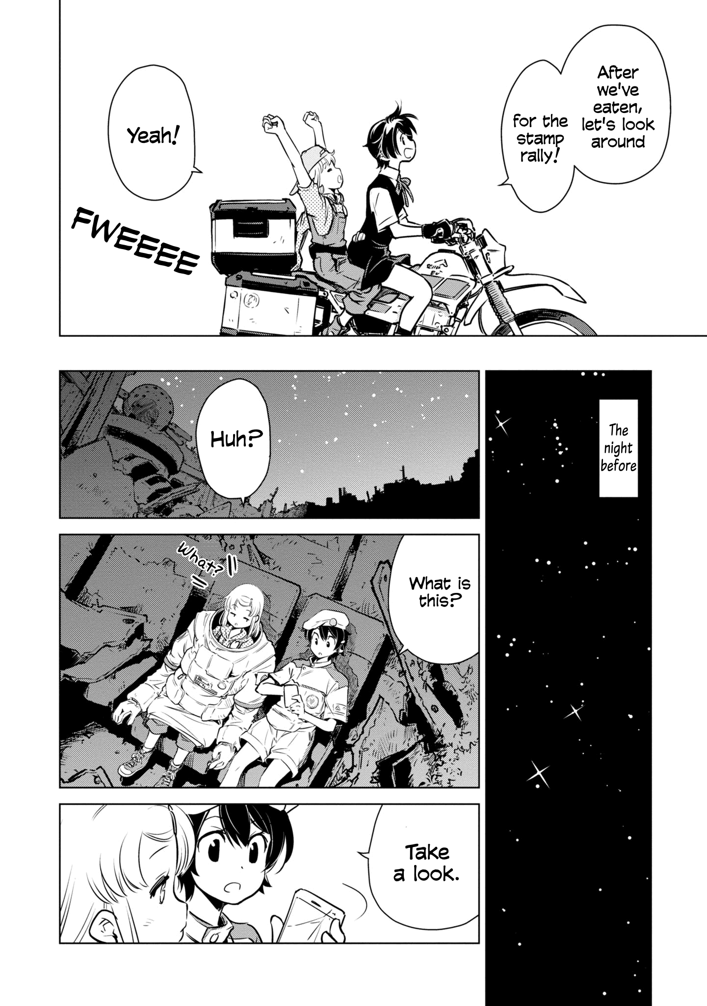 Shuumatsu Touring Chapter 14 #3