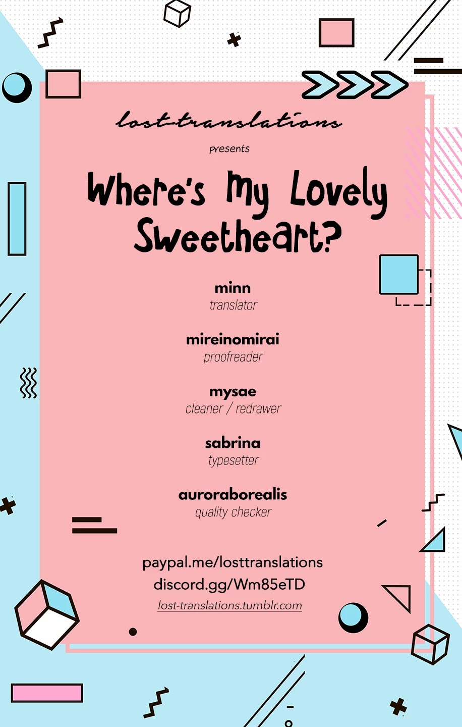 Where's My Lovely Sweetheart? Chapter 15 #1