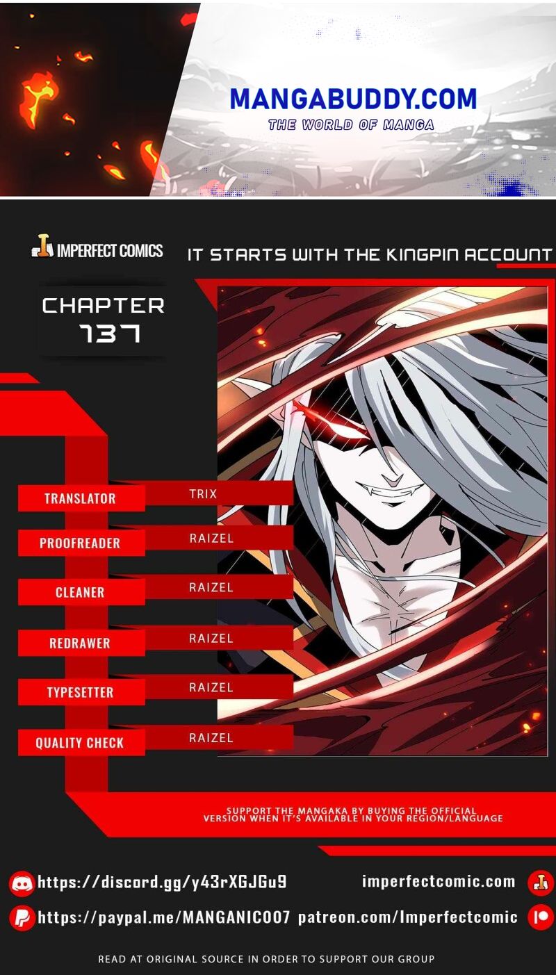 It Starts With A Kingpin Account Chapter 137 #1