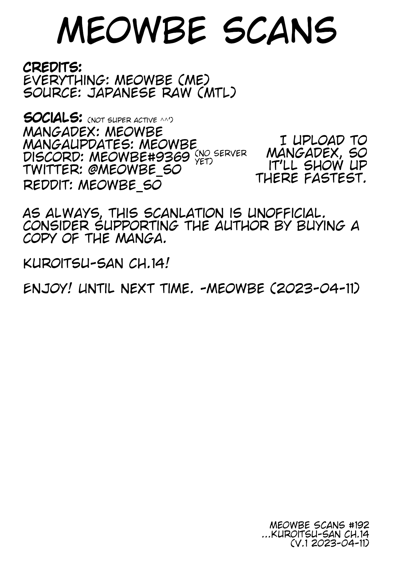 Kuroitsu-San In The Superhuman Research & Development Department Chapter 14 #20