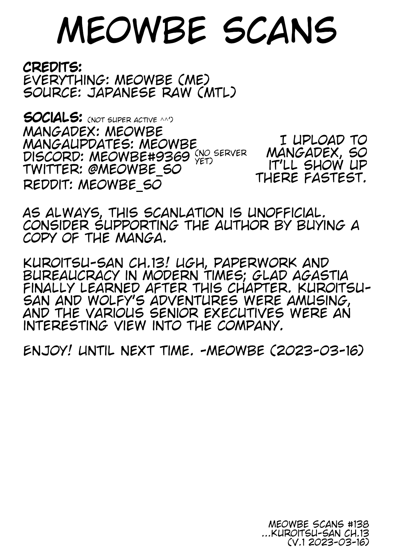 Kuroitsu-San In The Superhuman Research & Development Department Chapter 13 #23