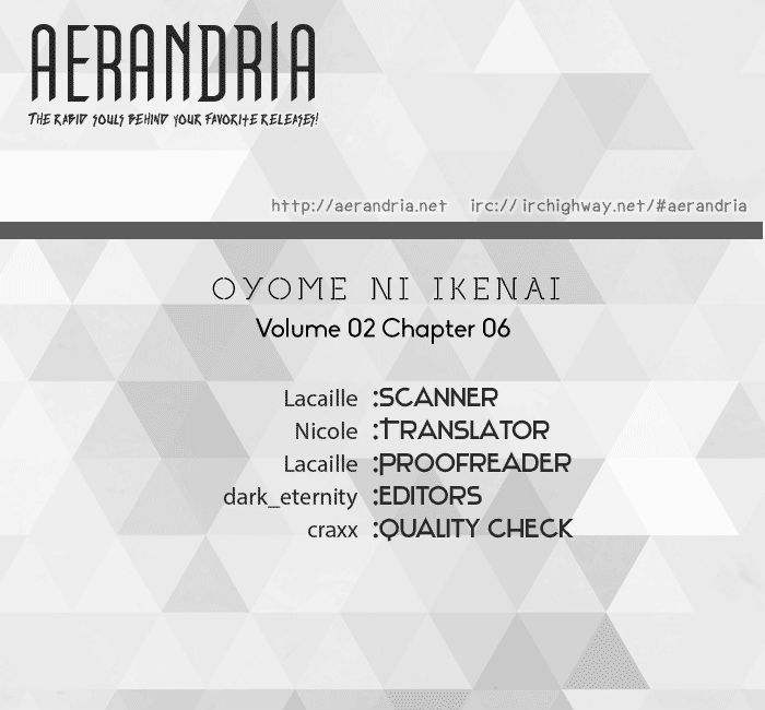 Oyome Ni Ikenai! Chapter 6 #2