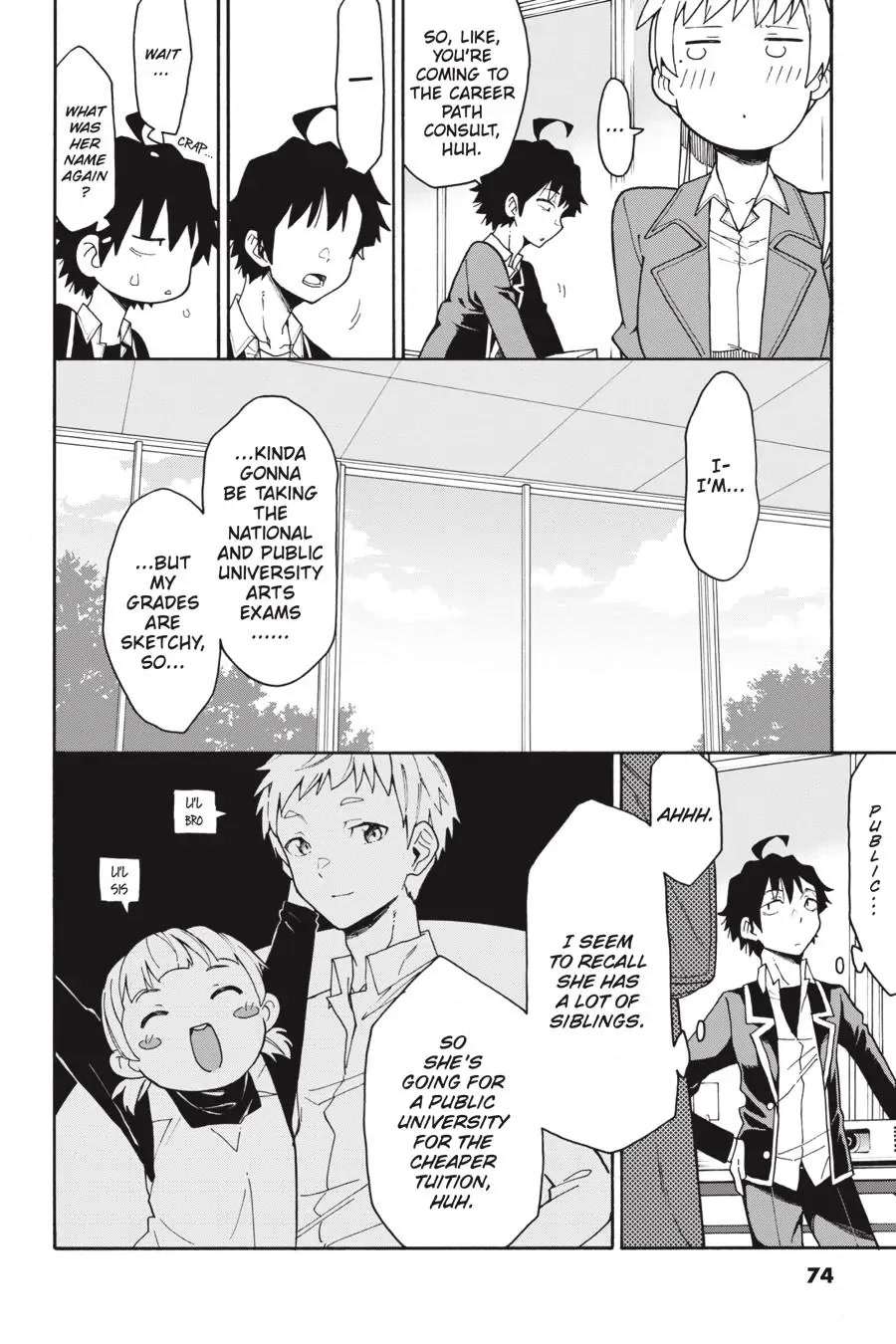 Yahari Ore No Seishun Rabukome Wa Machigatte Iru. @ Comic Chapter 78 #14