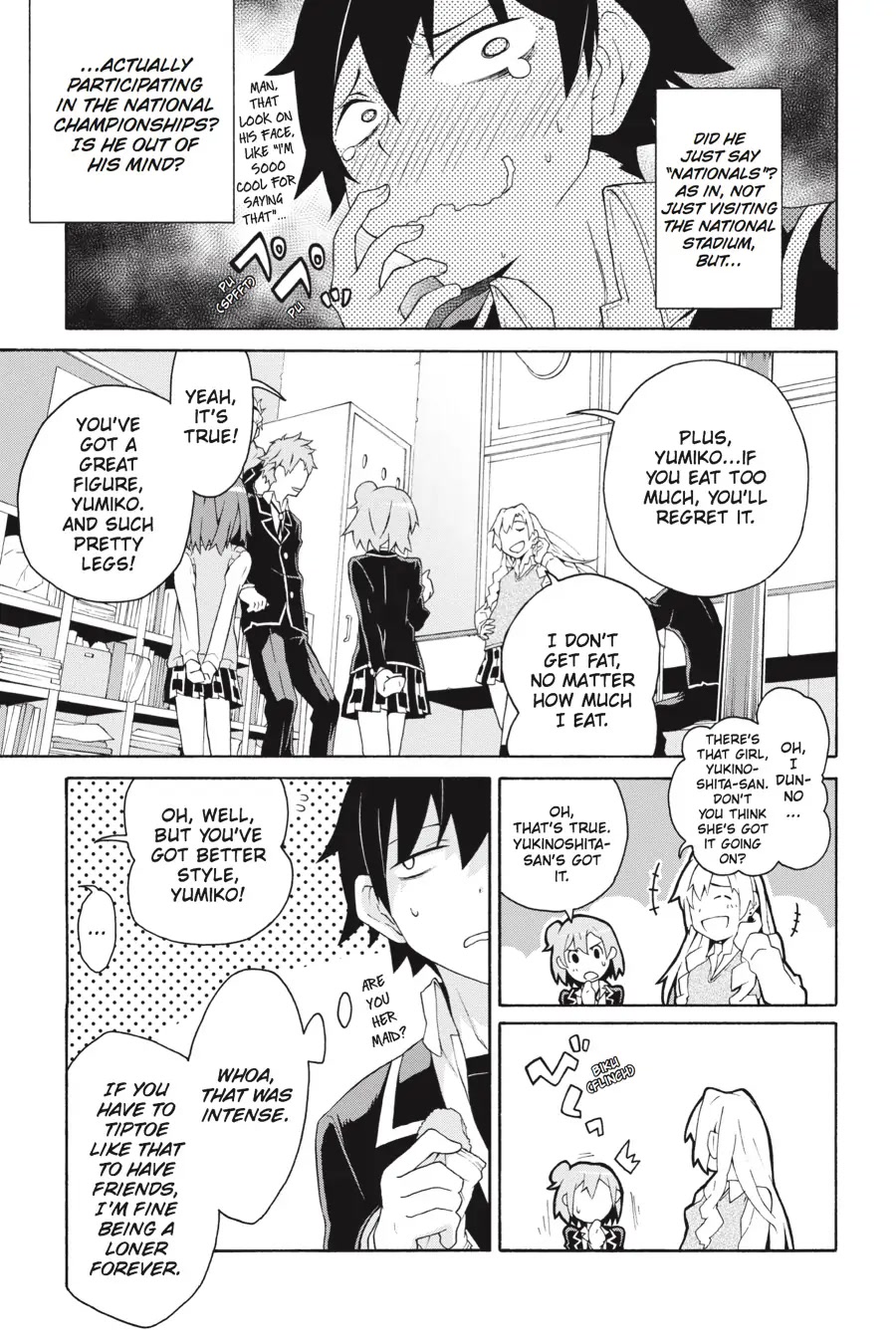 Yahari Ore No Seishun Rabukome Wa Machigatte Iru. @ Comic Chapter 4 #8