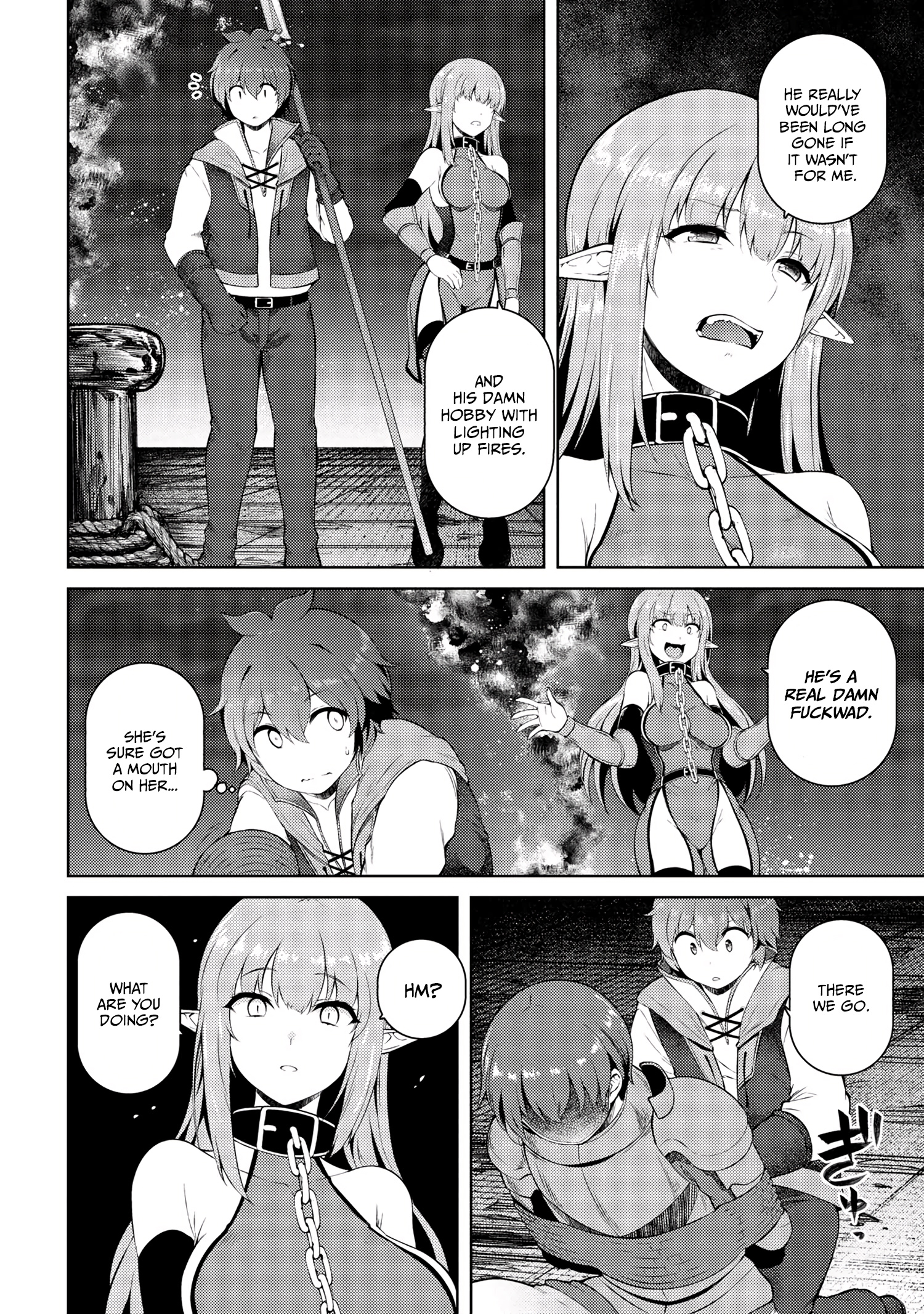 Ie Ga Moete Jinsei Dou Demo Yoku Natta Kara, Nokotta Nakenashi No Kin De Dark Elf No Dorei O Katta Chapter 14.2 #14