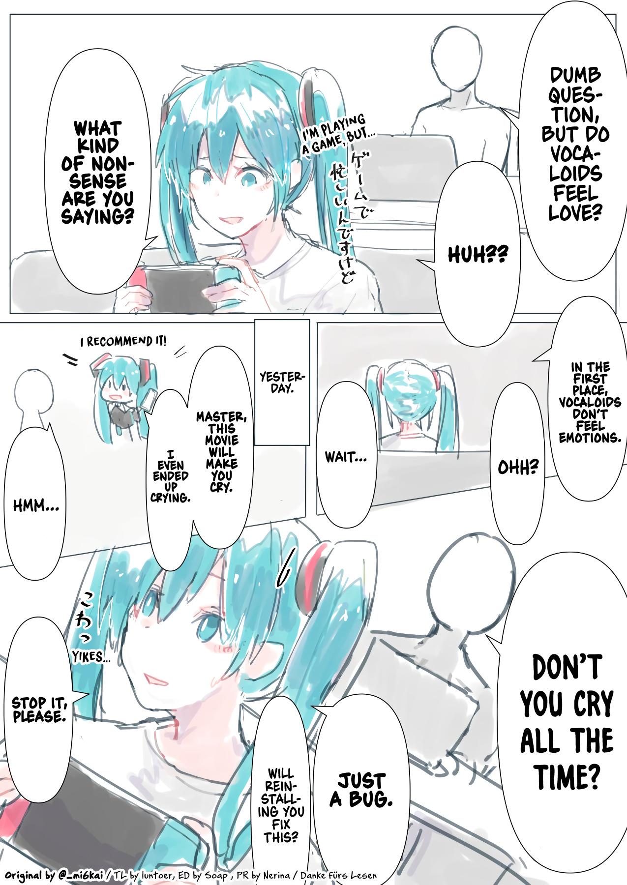 The Daily Life Of Master & Hatsune Miku Chapter 6 #1