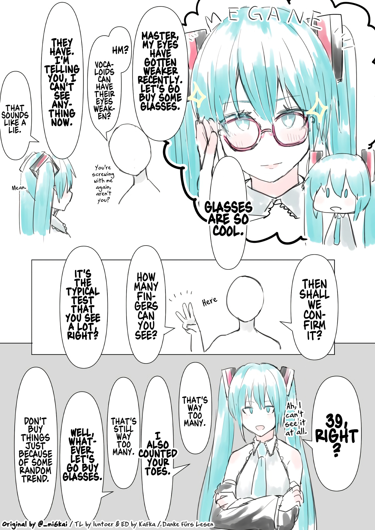 The Daily Life Of Master & Hatsune Miku Chapter 2 #1