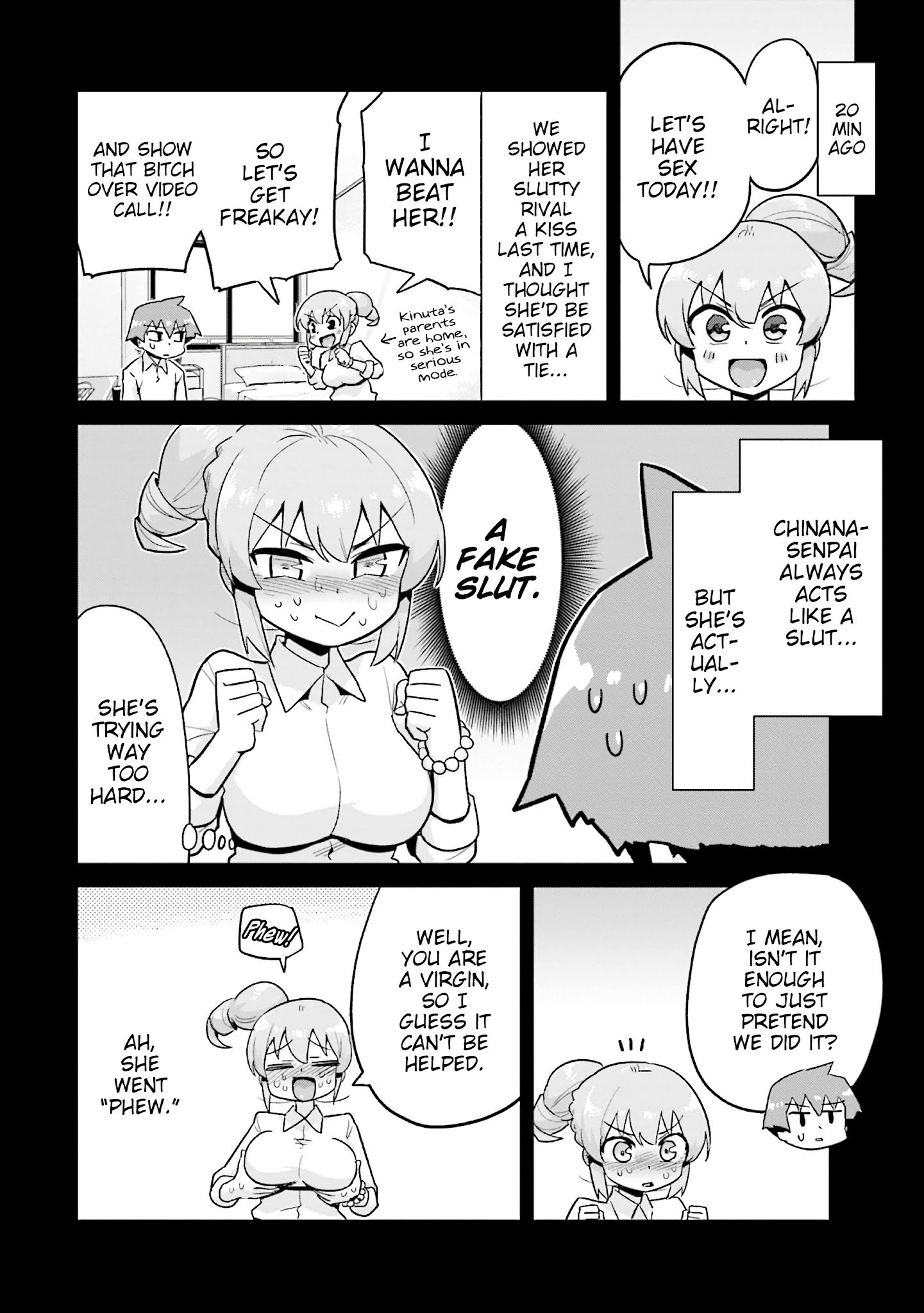 Uso-Bitch Senpai Chapter 14 #2