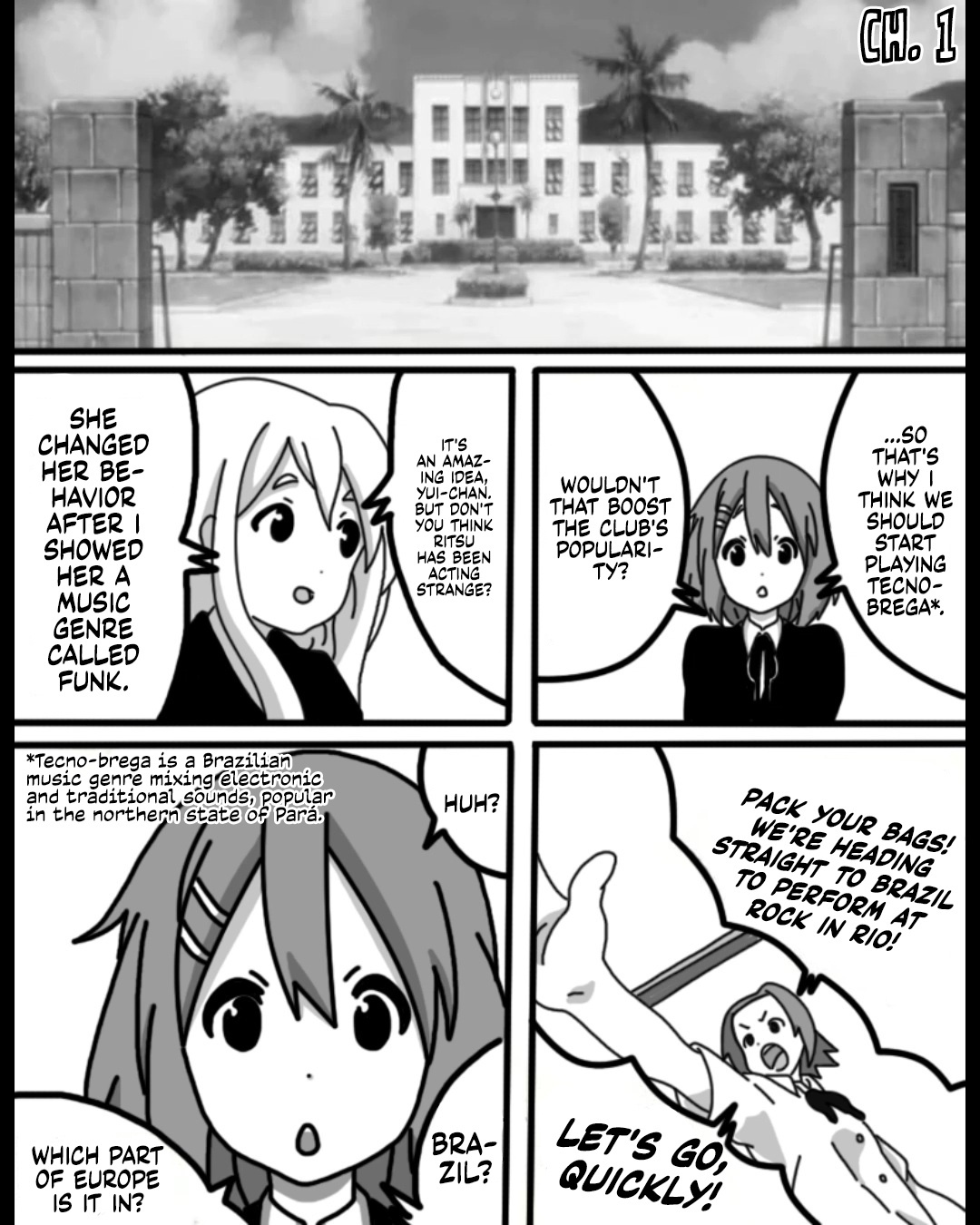 K-On! Brazil Chapter 1 #1