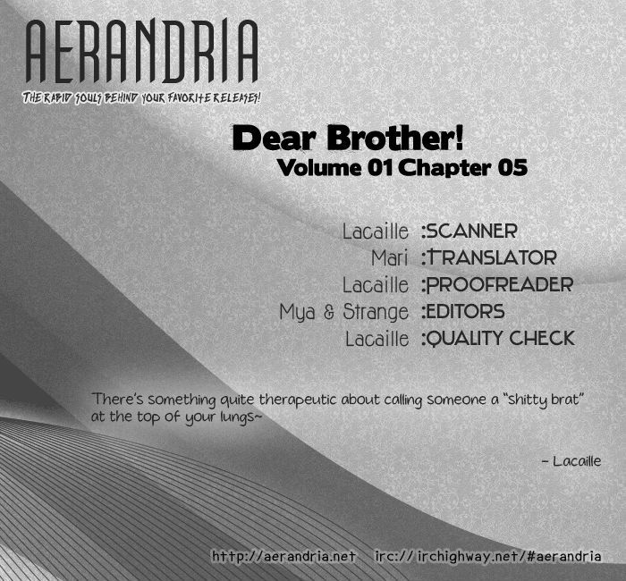Dear Brother! Chapter 5 #3