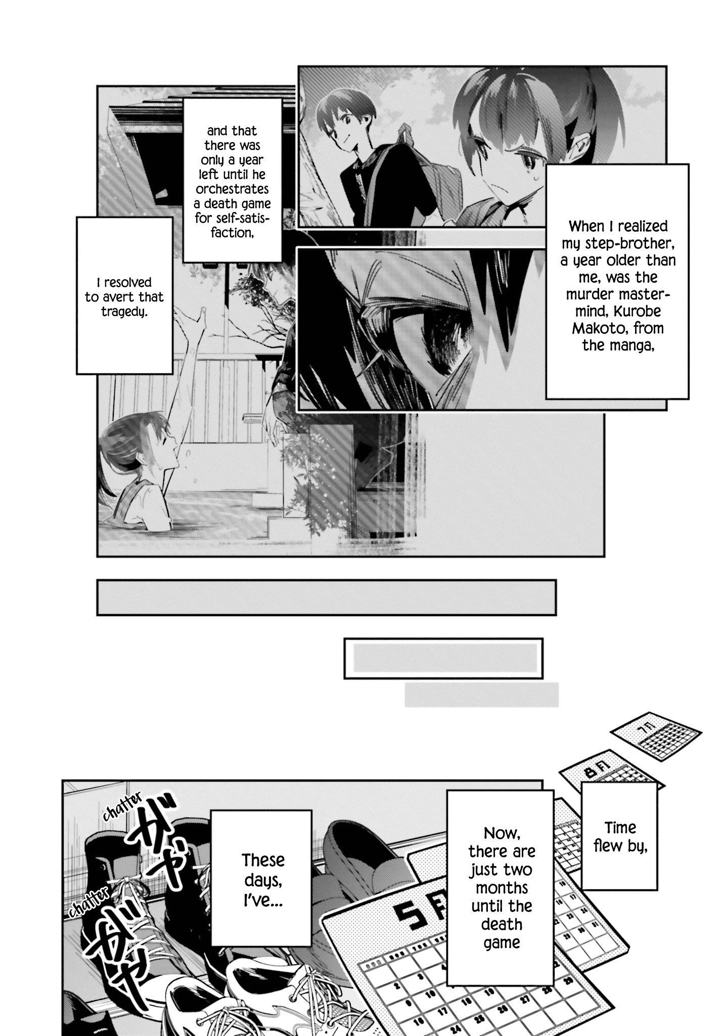 I Reincarnated As The Little Sister Of A Death Game Manga's Murder Mastermind And Failed Chapter 10 #6