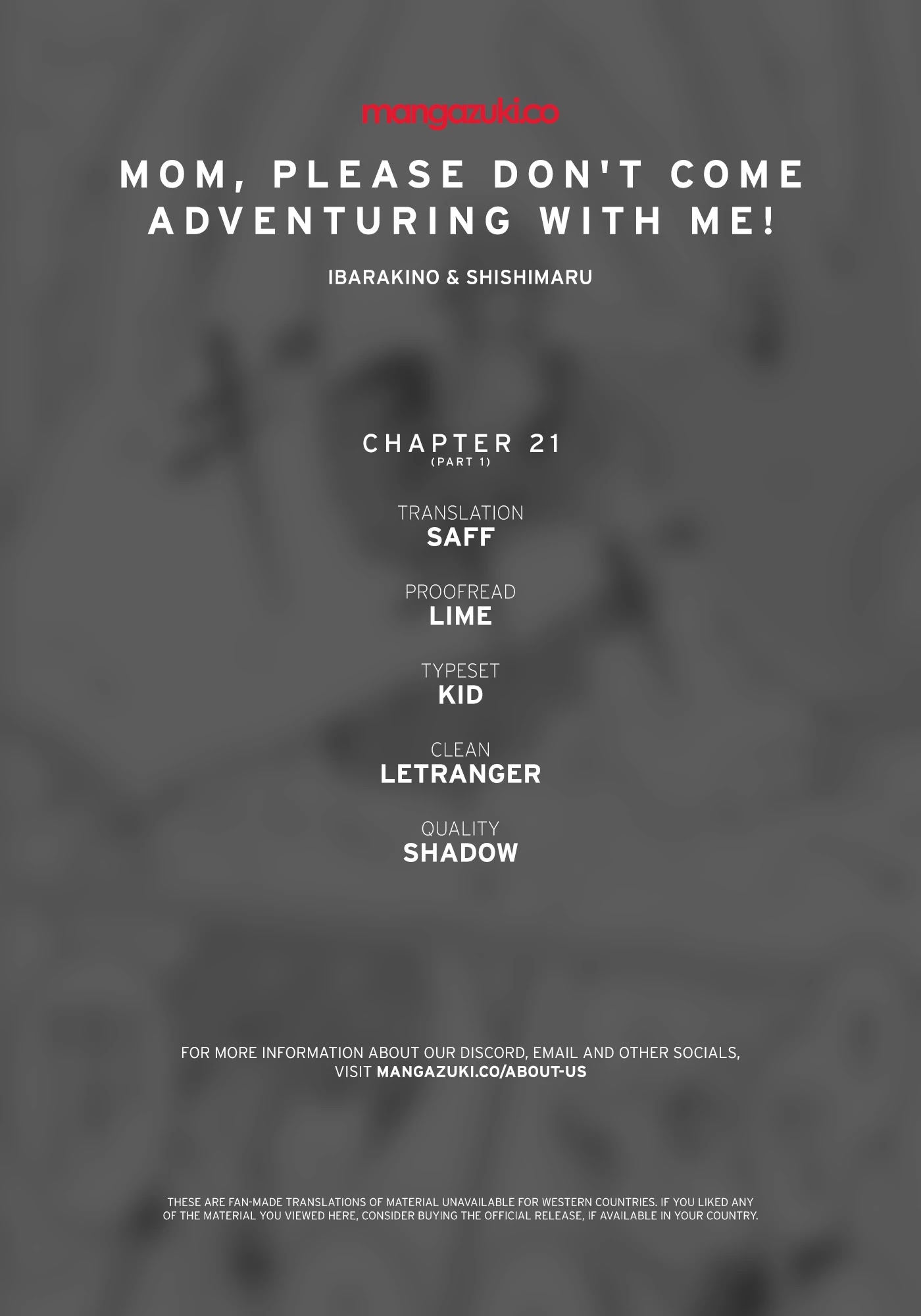 Mom, Please Don't Come Adventuring With Me! ~The Boy Who Was Raised By The Ultimate Overprotective Dragon, Becomes An Adventurer With His Mother~ Chapter 21.1 #1