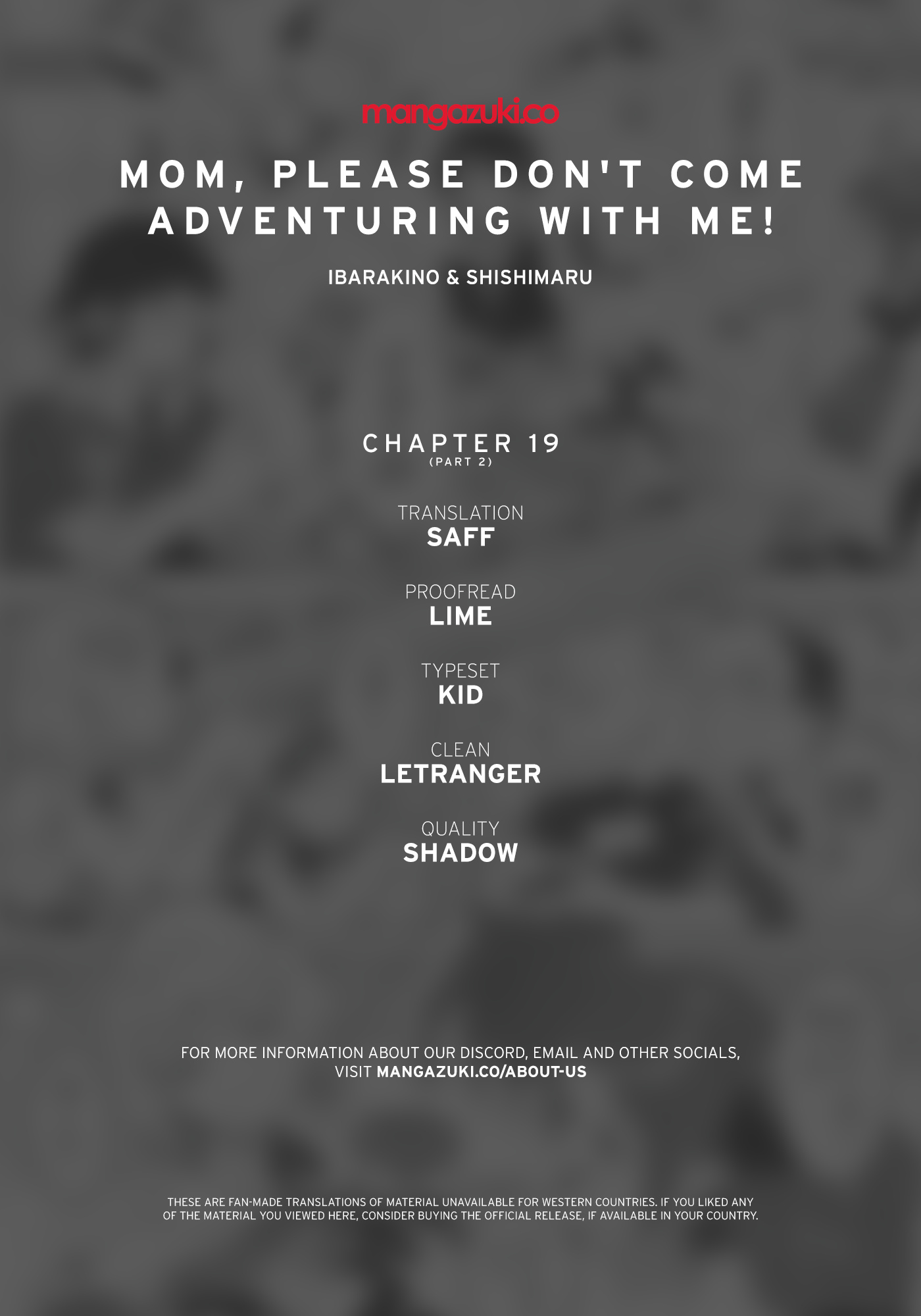 Mom, Please Don't Come Adventuring With Me! ~The Boy Who Was Raised By The Ultimate Overprotective Dragon, Becomes An Adventurer With His Mother~ Chapter 19.2 #1