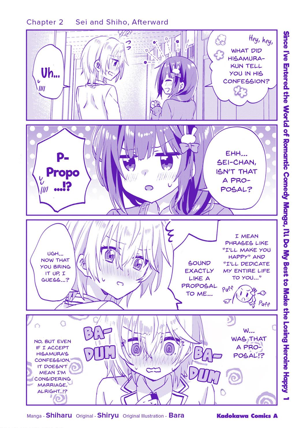 Since I’Ve Entered The World Of Romantic Comedy Manga, I’Ll Do My Best To Make The Losing Heroine Happy Chapter 6.5 #14
