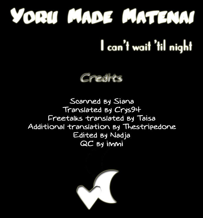 Yoru Made Matenai Chapter 1 #1